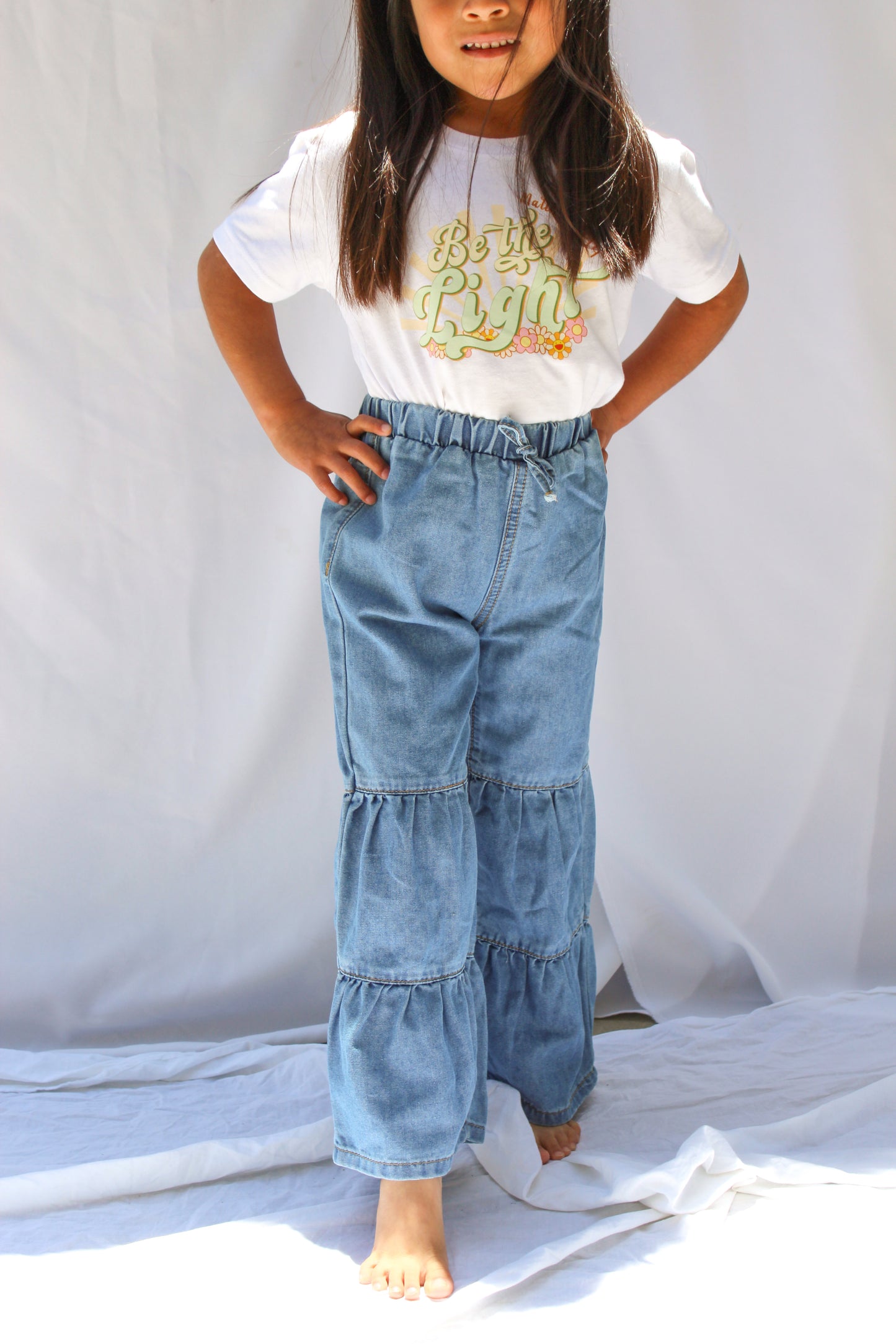 belle bottom tiered pants
