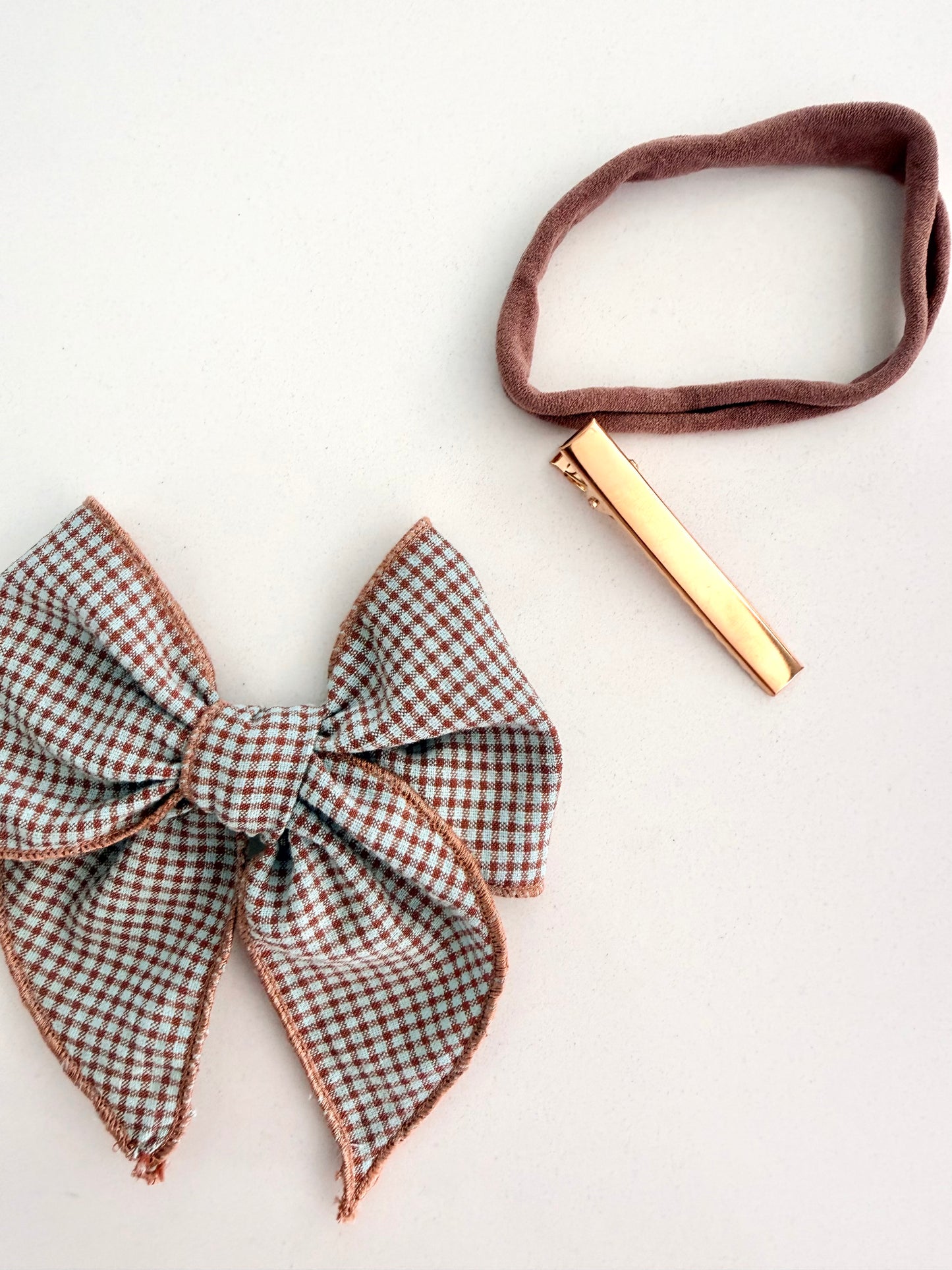The Autumn Gingham // Fable Bow