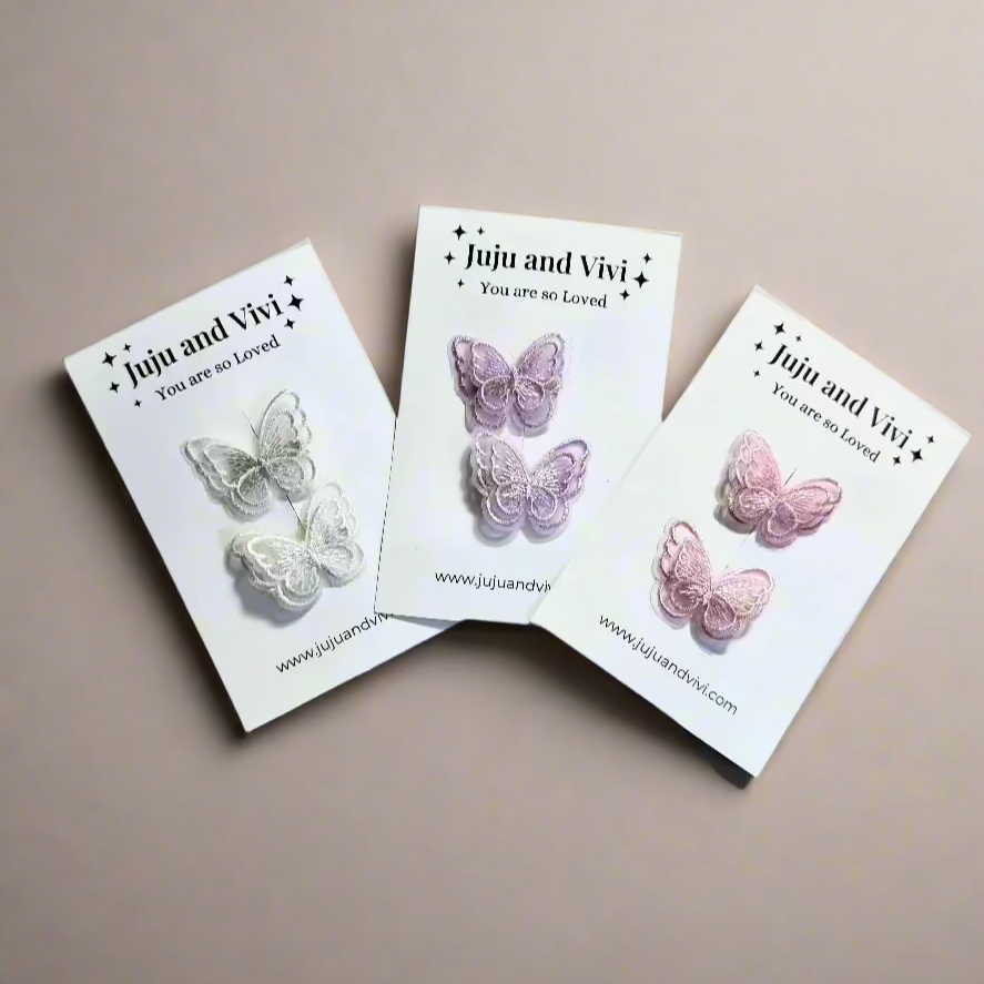 Butterfly clip set