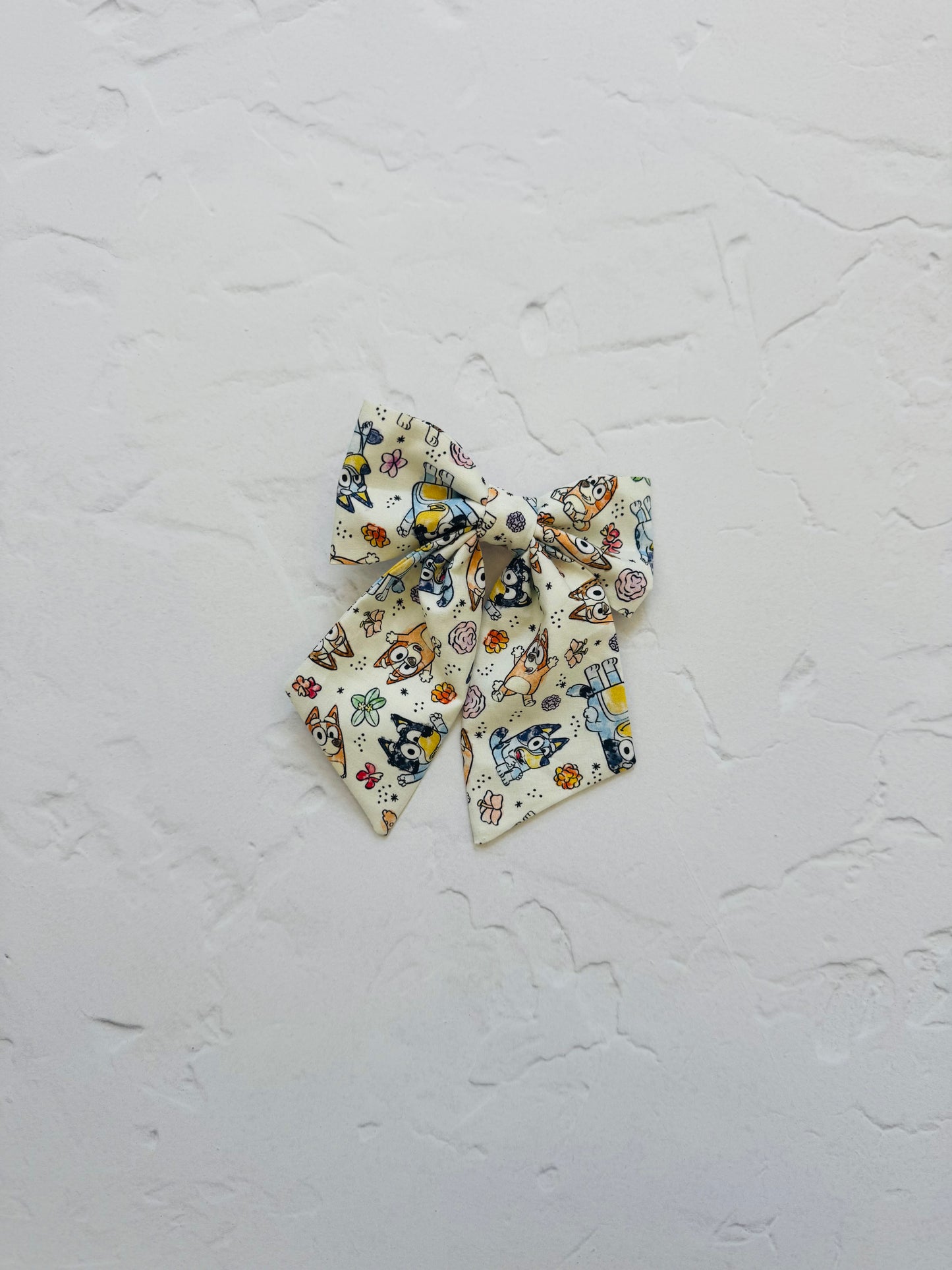 Bluey hair bow for girls