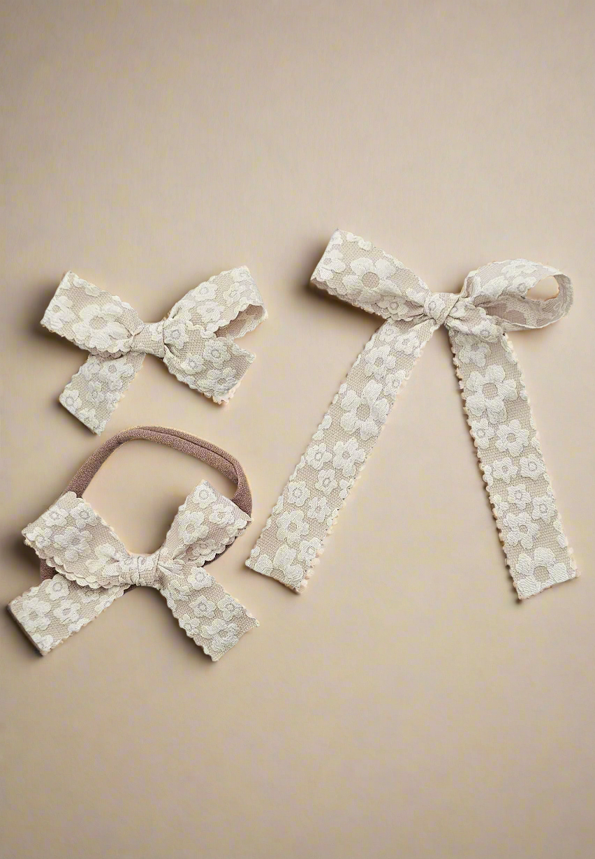 retro hair bow