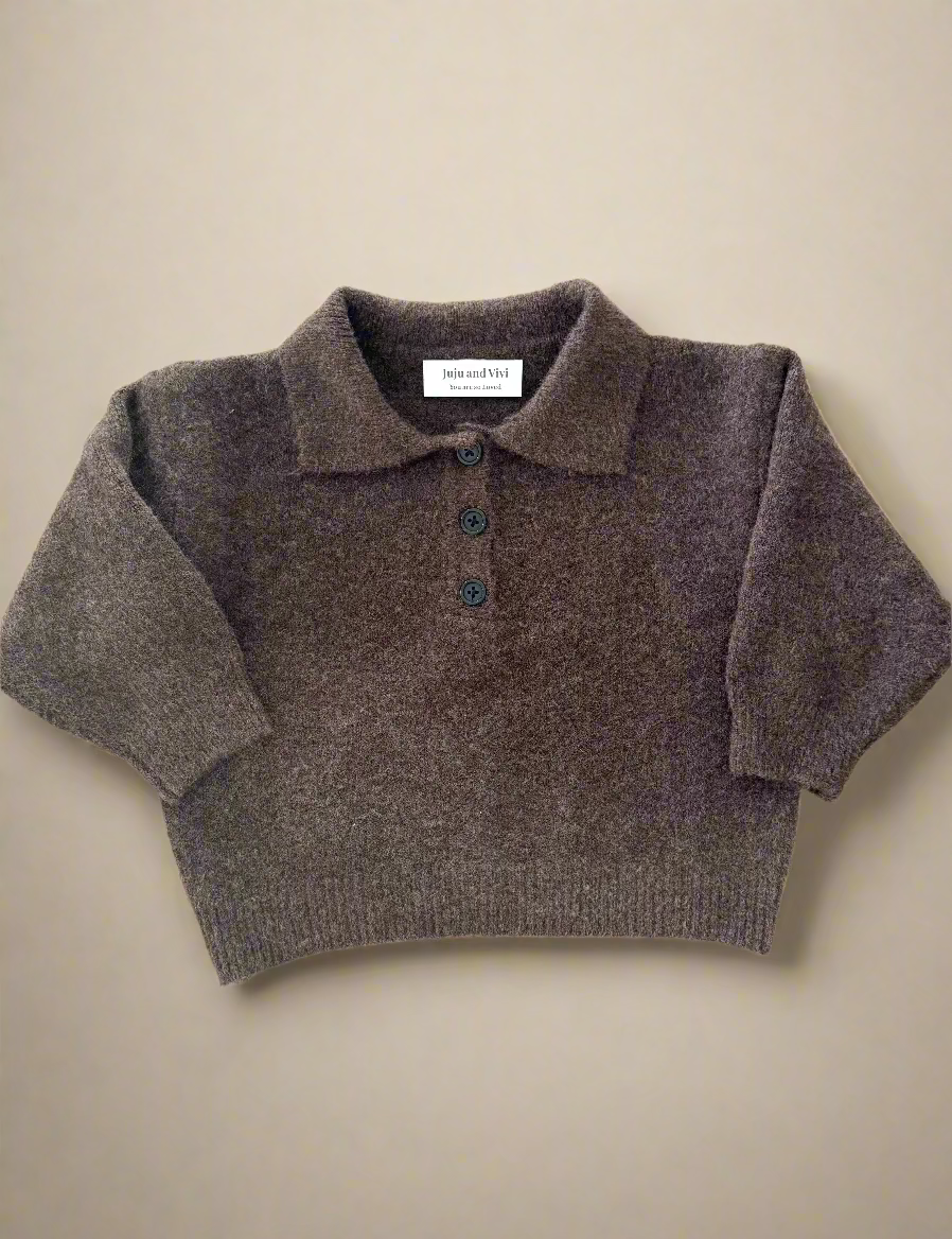 wool blend kids shirt