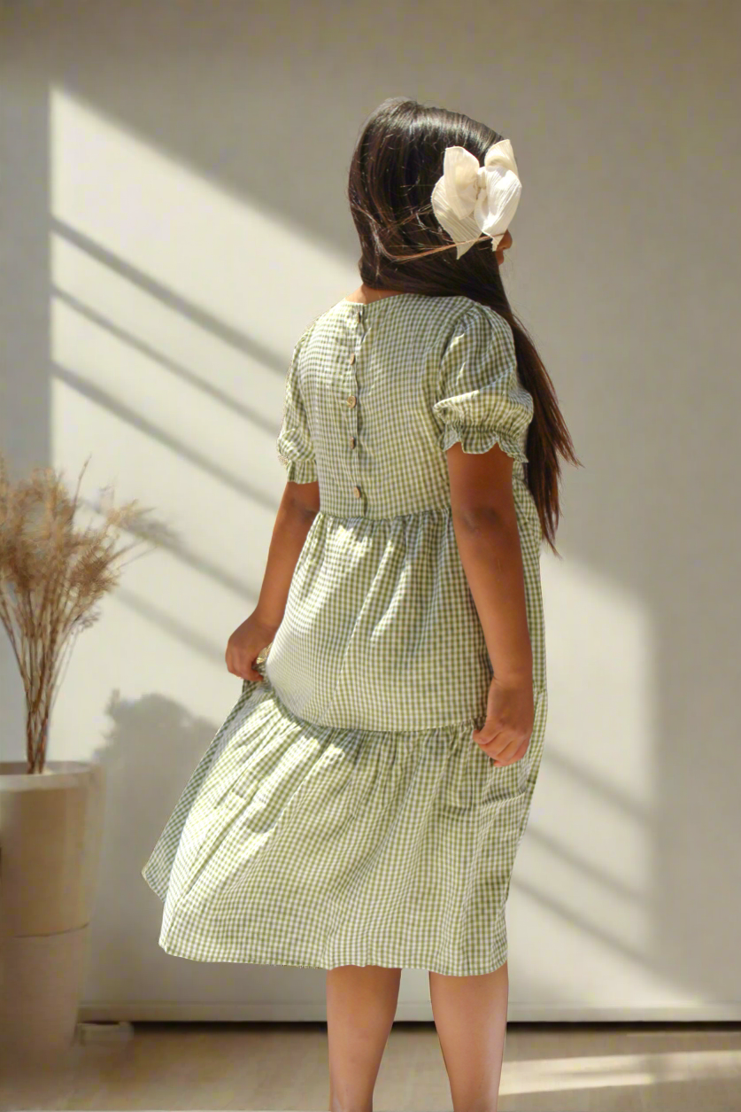 girls plaid dress