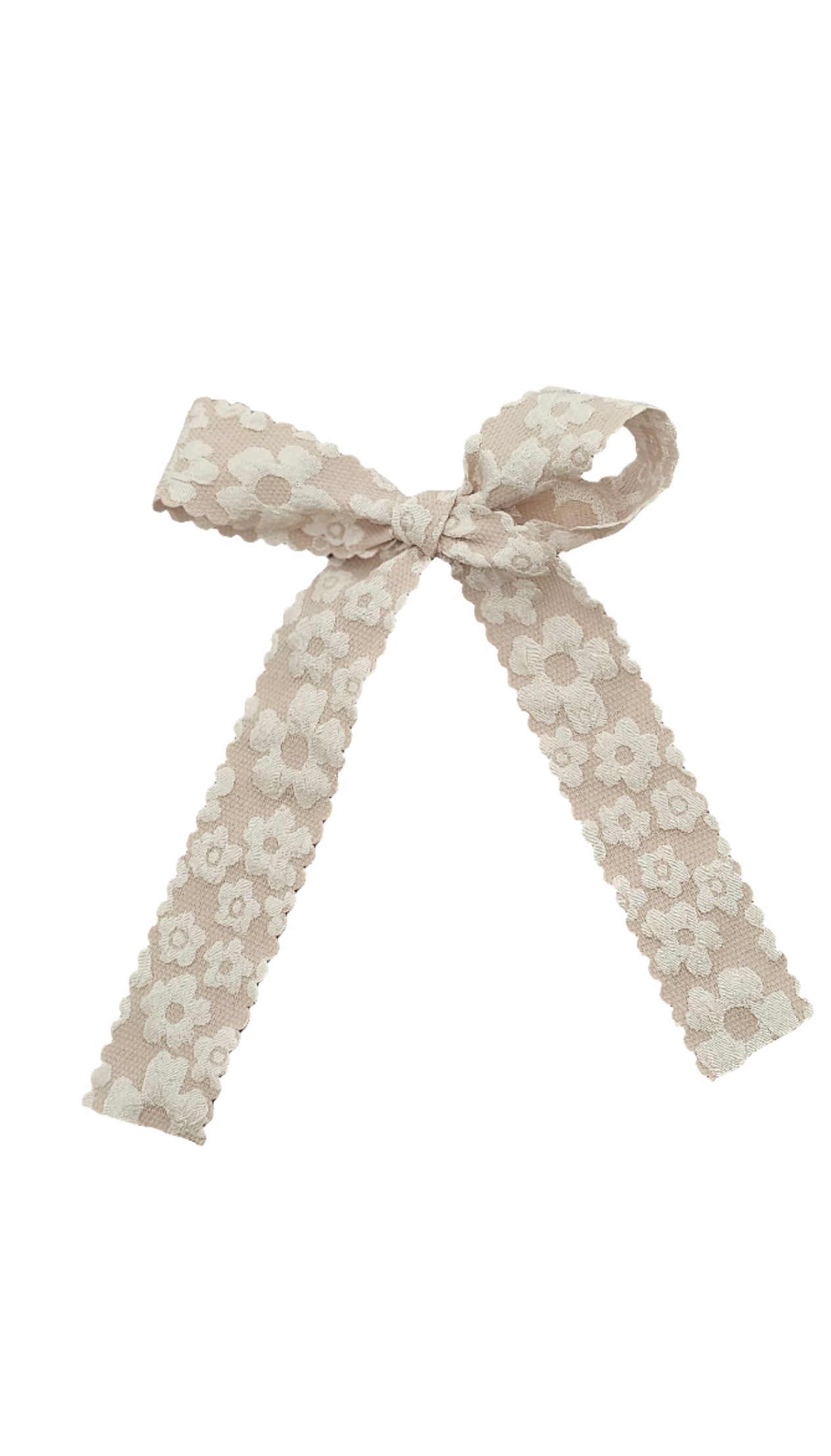 long tail retro hair bow 