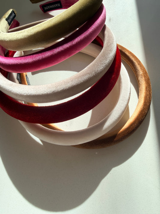Velvet padded // Headband