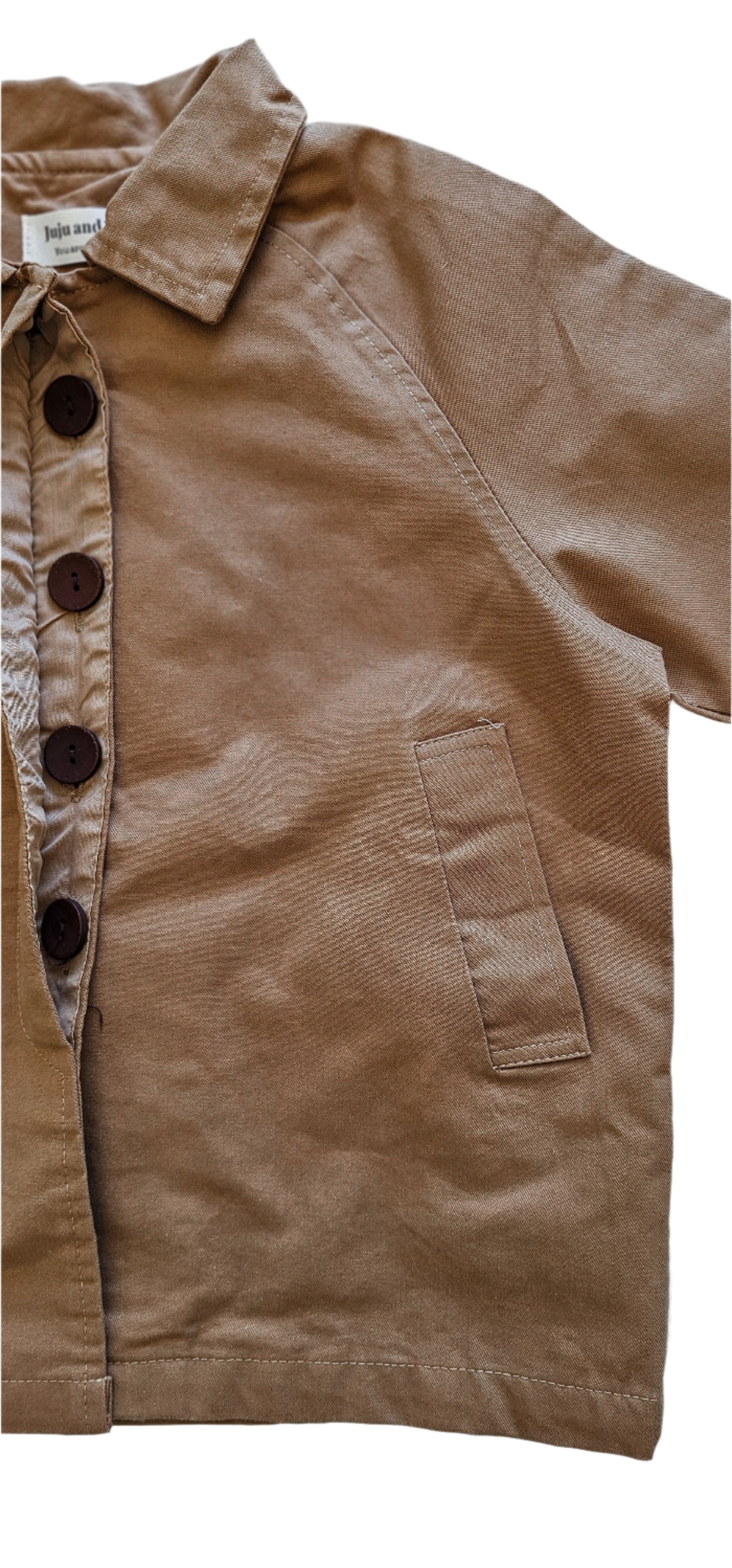 brown trench coat