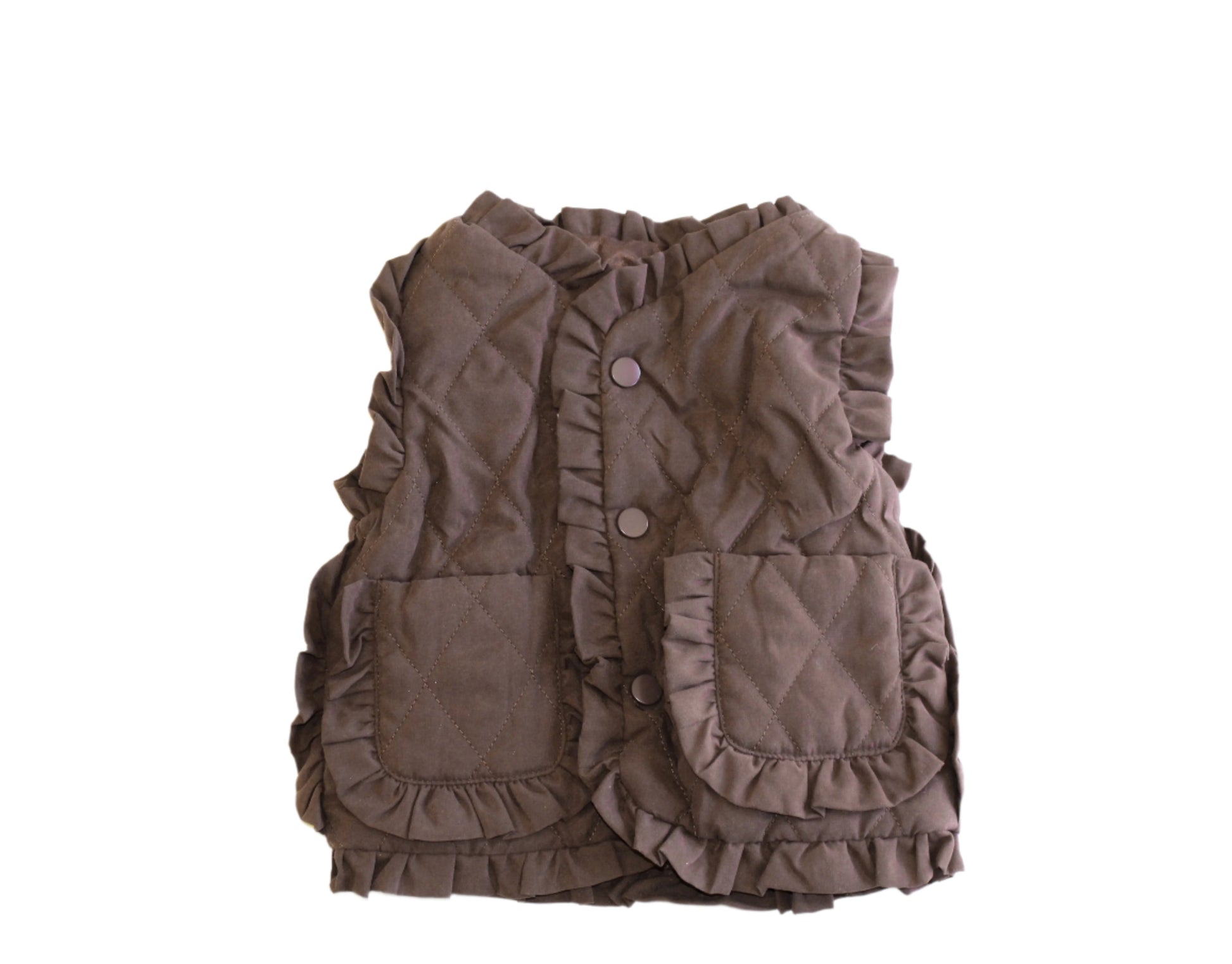 ruffle vest 