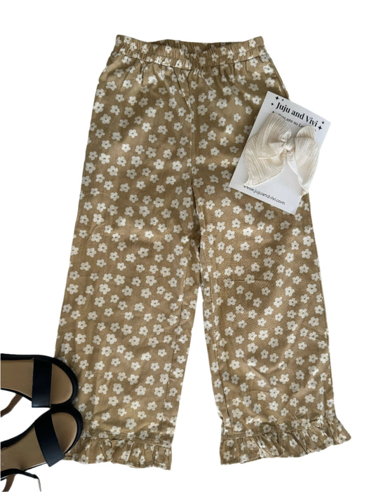ruffle hem pants 