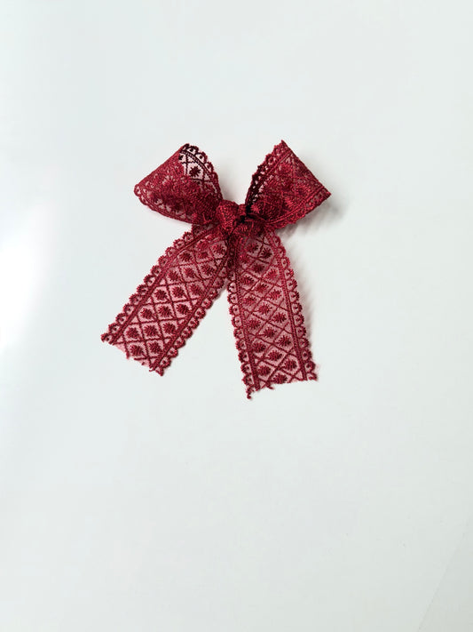 Cranberry Lace Luxe // Midi Tail